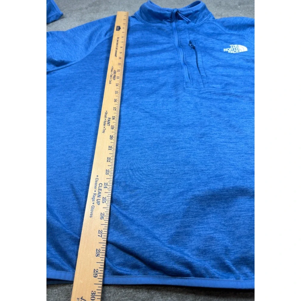 The North Face Mens Canyonlands 1/2 Zip Fleece Pullover Blue Heather Size XXL